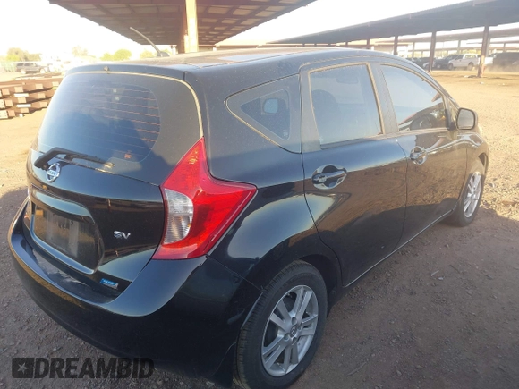 2014 Nissan Note S Plus with VIN 3N1CE2CP3EL376353, listed as a IAAI auction lot 42110593 with 86,666 mi miles and . Bid and sale history available at DreamBid. Image 4.