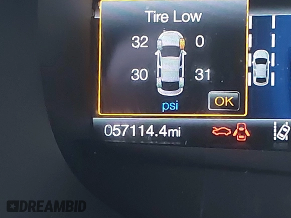 2020 Ford Edge SEL with VIN 2FMPK3J96LBB57909, listed as a IAAI auction lot 41432078 with 57,114 mi miles and . Bid and sale history available at DreamBid. Image 15.