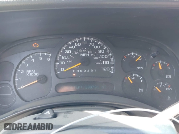 2006 Chevrolet Tahoe LS with VIN 1GNEC13V06R122296, listed as a IAAI auction lot 42712974 with 208,701 mi miles and . Bid and sale history available at DreamBid. Image 7.
