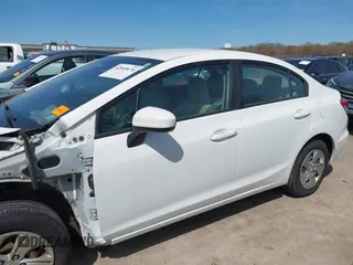 2015 Honda Civic Sedan LX with VIN 19XFB2F50FE238935, listed as a IAAI auction lot 42045674 with 56,553 mi miles. Bid and sale history available at carsss.com. Image 15.