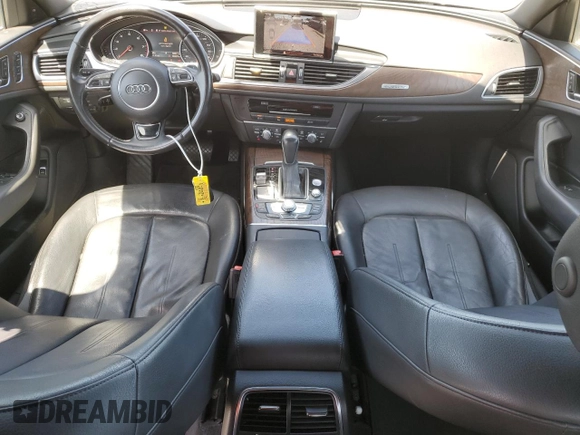 2016 Audi A6 Premium Plus with VIN WAUGFAFC1GN076986, listed as a Copart auction lot 56123585 with 100,837 mi miles and Salvage title. Bid and sale history available at DreamBid. Image 8.