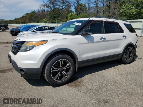 2014 Ford Explorer Sport with VIN 1FM5K8GT3EGB31688, listed as a Copart auction lot 61544605 with 71,061 mi miles and Salvage title. Bid and sale history available at DreamBid. Image 1.
