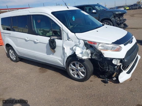 2014 Ford Transit Connect Wagon XLT with VIN NM0GE9F74E1133531, listed as a IAAI auction lot 41744477 with 73,653 mi miles. Bid and sale history available at carsss.com. Image 1.