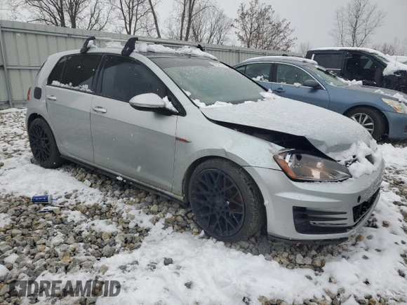 2015 Volkswagen Golf GTI S with VIN 3VW5T7AUXFM001084, listed as a Copart auction lot 82527524 with 141,281 mi miles and Clean Title. Bid and sale history available at carsss.com. Image 4.