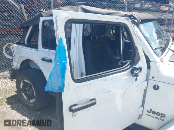 2022 Jeep Wrangler Unlimited Rubicon с VIN 1C4HJXFN4NW123610, выставлен на аукционе IAAI как лот 42499828 с пробегом 45 083 миль миль и . История ставок и продаж доступна на DreamBid. Изображение 6.