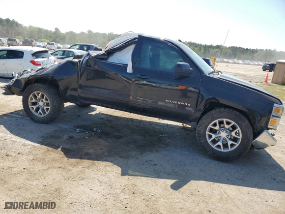 2015 Chevrolet Silverado 1500 LT with VIN 3GCUKRECXFG192387, listed as a Copart auction lot 43978575 with 0 mi miles and Salvage Title. Bid and sale history available at carsss.com. Image 4.