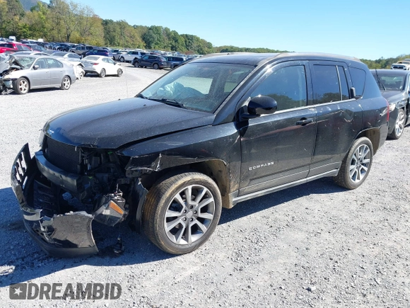 2016 Jeep Compass Latitude with VIN 1C4NJDEB5GD753210, listed as a IAAI auction lot 40530185 with 87,045 mi miles. Bid and sale history available at carsss.com. Image 18.