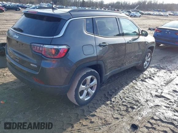 2018 Jeep Compass Latitude with VIN 3C4NJDBB0JT316396, listed as a IAAI auction lot 41482668 with 65,340 mi miles and . Bid and sale history available at DreamBid. Image 4.