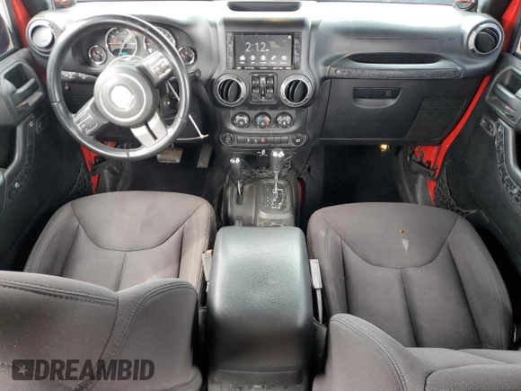 2014 Jeep Wrangler Unlimited Sport with VIN 1C4BJWDG4EL115321, listed as a Copart auction lot 51297255 with 176,685 mi miles and Salvage Title. Bid and sale history available at carsss.com. Image 8.