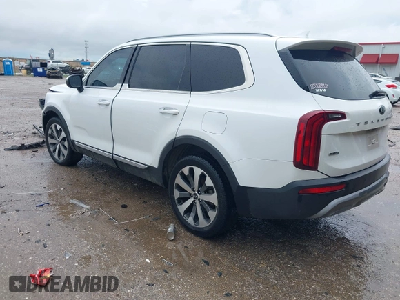 2021 Kia Telluride S with VIN 5XYP6DHC1MG103401, listed as a IAAI auction lot 42174602 with 125,118 mi miles and . Bid and sale history available at DreamBid. Image 3.