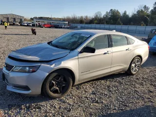 2015 Chevrolet Impala LS with VIN 2G11Z5SLXF9242980, listed as a Copart auction lot 50180015 with 152,762 mi miles and Salvage Title. Bid and sale history available at DreamBid. Image 1.