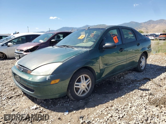 2001 Ford Focus SE with VIN 1FAFP34P91W163877, listed as a Copart auction lot 87327184 with Not Provided miles and Salvage Title. Bid and sale history available at carsss.com. Image 1.