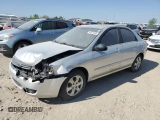 2009 Kia Spectra EX z VIN KNAFE221195647212, wystawiony jako Copart lot #49573385 z przebiegiem 99 182 mil mil oraz Szkoda całkowita • Salvage title. Historia ofert i sprzedaży dostępna na DreamBid. Obrazek 1.