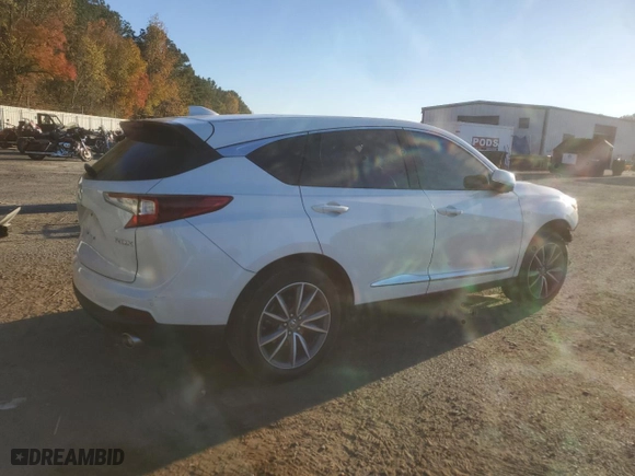 2020 Acura RDX w/Technology Pkg with VIN 5J8TC1H50LL011109, listed as a Copart auction lot 83207464 with 85,693 mi miles and Salvage Title. Bid and sale history available at carsss.com. Image 3.