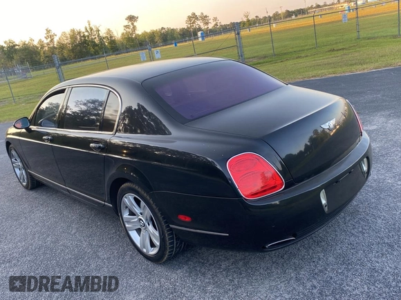 2007 Bentley Flying Spur с VIN SCBBR93W17C042658, выставлен на аукционе Copart как лот 62427535 с пробегом 97 393 миль миль и Списание • Salvage title. История ставок и продаж доступна на DreamBid. Изображение 3.
