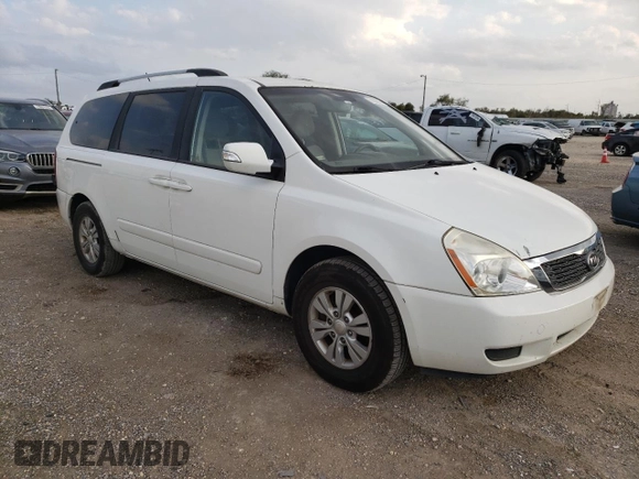 2012 Kia Sedona LX with VIN KNDMG4C79C6502438, listed as a Copart auction lot 77833384 with 169,459 mi miles and Clean Title. Bid and sale history available at carsss.com. Image 4.