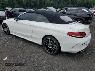 2023 Mercedes-Benz C 300 with VIN W1KWK8DB2PG119688, listed as a Copart auction lot 66155854 with 13,186 mi miles and Salvage Title. Bid and sale history available at DreamBid. Image 2.