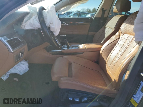 2018 BMW 7 Series ALPINA B7 xDrive with VIN WBA7F2C54JG423847, listed as a Copart auction lot 48316245 with 0 mi miles and Salvage Title. Bid and sale history available at carsss.com. Image 7.