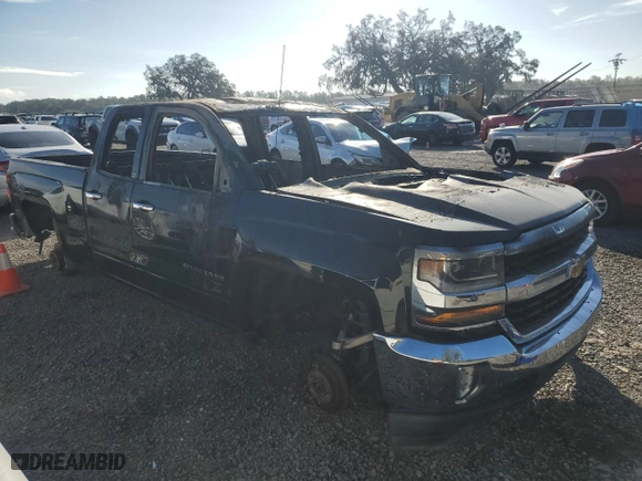 2017 Chevrolet Silverado 1500 LT with VIN 1GCVKREH6HZ210807, listed as a Copart auction lot 79900074 with 0 mi miles and Salvage Title. Bid and sale history available at carsss.com. Image 4.