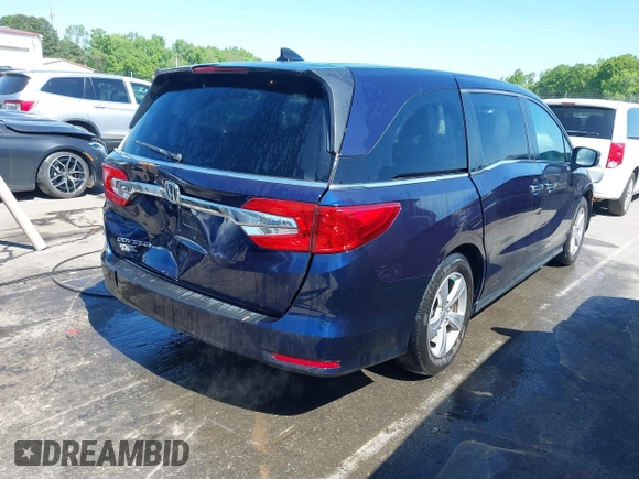 2019 Honda Odyssey EX-L with VIN 5FNRL6H78KB096922, listed as a IAAI auction lot 42008685 with 116,723 mi miles and . Bid and sale history available at DreamBid. Image 4.