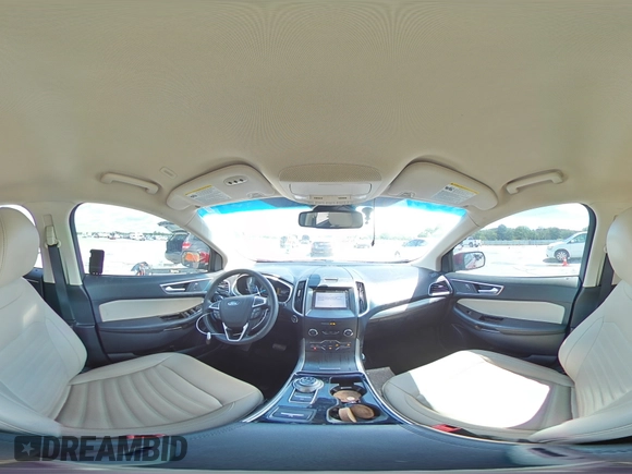 2019 Ford Edge SEL with VIN 2FMPK3J91KBC43725, listed as a Copart auction lot 56749525 with 62,858 mi miles and Salvage title. Bid and sale history available at DreamBid. Image 15.