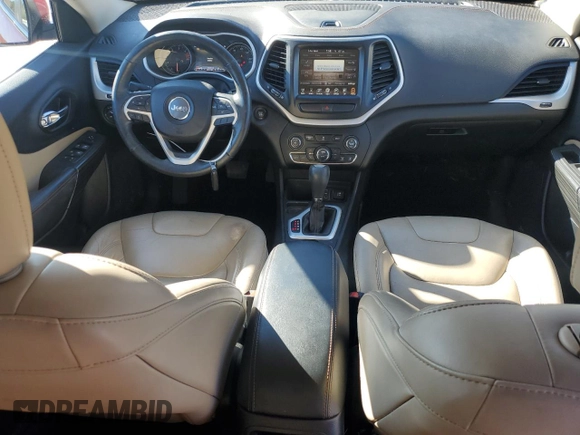 2017 Jeep Cherokee Limited with VIN 1C4PJLDB6HW518129, listed as a Copart auction lot 81002474 with 80,820 mi miles and Salvage title. Bid and sale history available at DreamBid. Image 8.