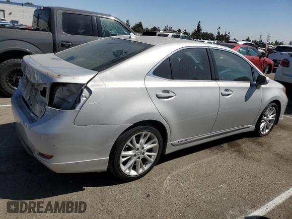 2010 Lexus HS with VIN JTHBB1BAXA2023238, listed as a Copart auction lot 73402134 with 156,796 mi miles and Salvage Title. Bid and sale history available at carsss.com. Image 3.