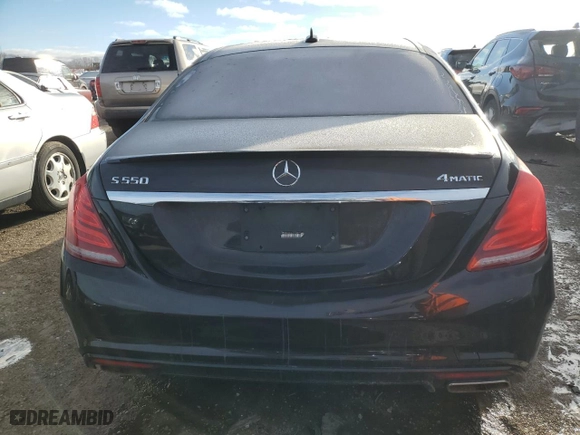 2016 Mercedes-Benz S-Class S 550 with VIN WDDUG8FB4GA229988, listed as a Copart auction lot 43285605 with 78,157 mi miles and Salvage Title. Bid and sale history available at carsss.com. Image 6.