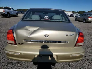2002 Hyundai XG L with VIN KMHFU45EX2A209832, listed as a Copart auction lot 74524044 with Not Provided miles and Salvage Title. Bid and sale history available at carsss.com. Image 6.
