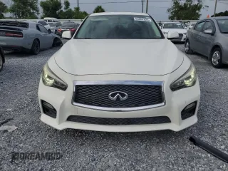 2014 Infiniti Q50 Hybrid Premium with VIN JN1AV7AP0EM692306, listed as a Copart auction lot 63067025 with 83,452 mi miles and Clean title. Bid and sale history available at DreamBid. Image 5.