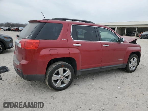 2015 GMC Terrain SLE z VIN 2GKALREK2F6384152, wystawiony jako Copart lot #48987005 z przebiegiem 74 295 mil mil oraz Czysty tytuł • Clean title. Historia ofert i sprzedaży dostępna na DreamBid. Obrazek 3.