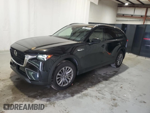 2025 Mazda CX-90 Preferred z VIN JM3KKBHD1S1203862, wystawiony jako Copart lot #51180285 z przebiegiem 8 332 mil mil oraz Czysty tytuł • Clean title. Historia ofert i sprzedaży dostępna na DreamBid. Obrazek 1.