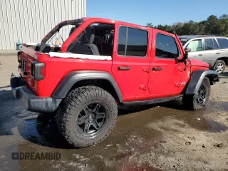 2021 Jeep Wrangler Unlimited Sport S with VIN 1C4HJXDN7MW544741, listed as a Copart auction lot 81781204 with 78,481 mi miles and Non repairable. Bid and sale history available at DreamBid. Image 3.