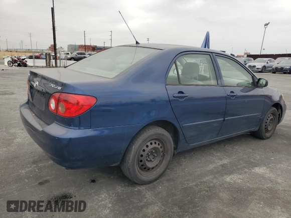 2006 Toyota Corolla CE with VIN JTDBR32E260062632, listed as a Copart auction lot 58434515 with 200,869 mi miles and Salvage title. Bid and sale history available at DreamBid. Image 3.
