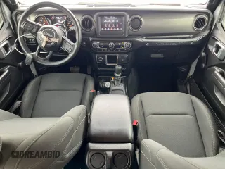2022 Jeep Wrangler 80th Anniversary with VIN 1C4HJXAG8NW181325, listed as a Copart auction lot 49855655 with 27,763 mi miles and Salvage Title. Bid and sale history available at DreamBid. Image 9.