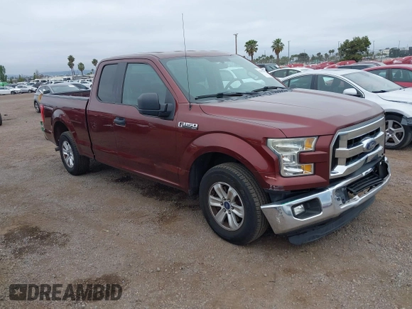 2015 Ford F-150 XL with VIN 1FTEX1C80FKD97683, listed as a IAAI auction lot 42417962 with 102,368 mi miles and . Bid and sale history available at DreamBid. Image 1.