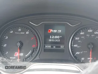 2020 Audi RS 3 with VIN WUABWGFF4LA904611, listed as a IAAI auction lot 42860543 with 36,566 mi miles and . Bid and sale history available at DreamBid. Image 7.