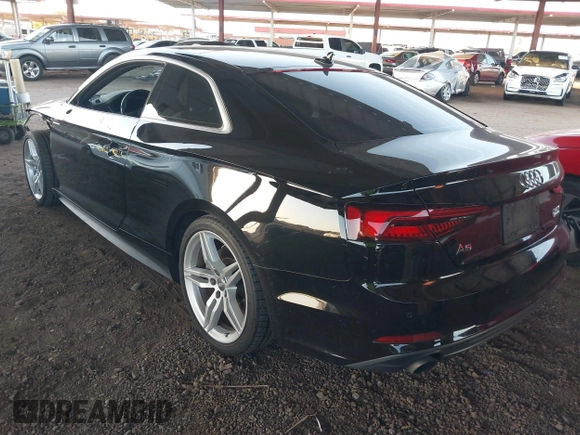 2018 Audi A5 Premium Plus with VIN WAUTNAF55JA021491, listed as a IAAI auction lot 41929353 with 102,703 mi miles and . Bid and sale history available at DreamBid. Image 3.