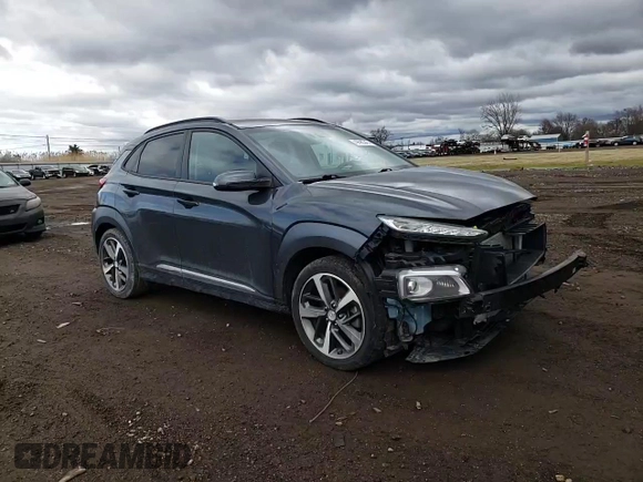 2020 Hyundai Kona Limited with VIN KM8K33A58LU399910, listed as a Copart auction lot 49695345 with 46,169 mi miles and Salvage Title. Bid and sale history available at carsss.com. Image 10.