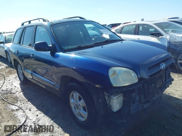 2006 Hyundai Santa Fe GLS with VIN KM8SC73DX6U098121, listed as a IAAI auction lot 41490588 with 171,087 mi miles. Bid and sale history available at carsss.com. Image 1.