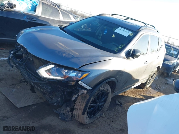 2017 Nissan Rogue SV with VIN 5N1AT2MV7HC814570, listed as a IAAI auction lot 41440705 with 88,380 mi miles. Bid and sale history available at carsss.com. Image 17.