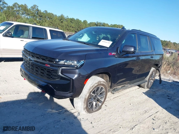 2022 Chevrolet Tahoe Z71 with VIN 1GNSKPKL7NR333664, listed as a IAAI auction lot 41010745 with 92,469 mi miles. Bid and sale history available at carsss.com. Image 18.