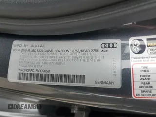 2015 Audi A6 3.0T Prestige with VIN WAUHGAFC1FN005058, listed as a Copart auction lot 51346675 with 90,781 mi miles and Salvage Title. Bid and sale history available at carsss.com. Image 13.