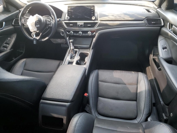 2019 Honda Accord Sedan Sport 1.5T with VIN 1HGCV1F38KA044834, listed as a Copart auction lot 41991345 with 0 mi miles and Salvage Title. Bid and sale history available at carsss.com. Image 8.