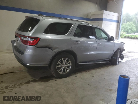 2015 Dodge Durango Limited with VIN 1C4RDJDG0FC826833, listed as a Copart auction lot 61361515 with 141,328 mi miles and Salvage title. Bid and sale history available at DreamBid. Image 3.