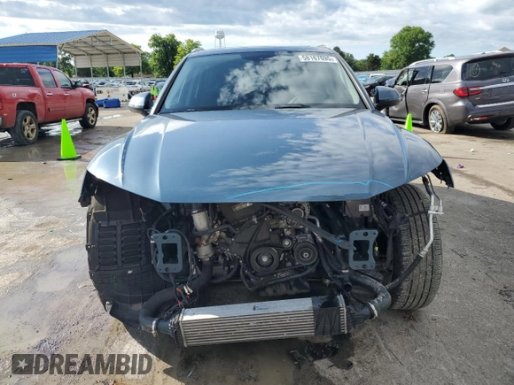 2018 Audi Q5 Premium Plus with VIN WA1BNAFY6J2075556, listed as a Copart auction lot 58167095 with 42,182 mi miles and Salvage title. Bid and sale history available at DreamBid. Image 5.