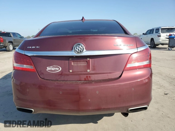 2016 Buick LaCrosse Leather with VIN 1G4GB5G38GF177016, listed as a Copart auction lot 54244435 with Not Provided miles and Salvage Title. Bid and sale history available at DreamBid. Image 6.