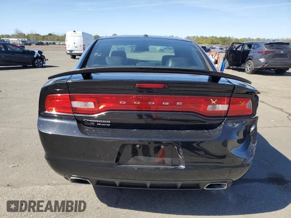 2014 Dodge Charger SXT with VIN 2C3CDXJG7EH320476, listed as a Copart auction lot 49823735 with 125,067 mi miles and Clean Title. Bid and sale history available at carsss.com. Image 6.