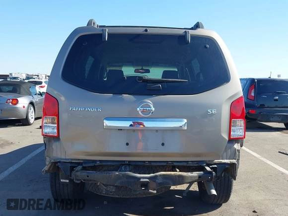 2008 Nissan Pathfinder LE with VIN 5N1AR18U98C621461, listed as a IAAI auction lot 42540598 with 59,464 mi miles and . Bid and sale history available at DreamBid. Image 17.
