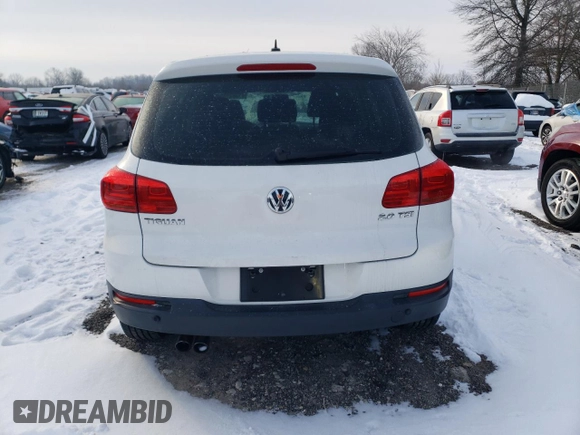 2012 Volkswagen Tiguan with VIN WVGCV7AX1CW598552, listed as a Copart auction lot 41582135 with 149,666 mi miles and Clean Title. Bid and sale history available at DreamBid. Image 6.